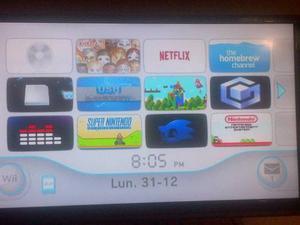 Wii+ Chip+ 40 Juegos+ Emuladores+ 2 Wii Mote+ Nunchaku+ Sdhc
