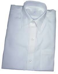 Camisa Escolares Blancas Y Azul