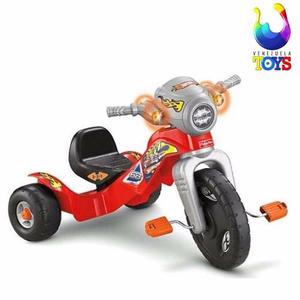 Triciclo Montable Hotwheels Fisher Price Luces Y Sonido New