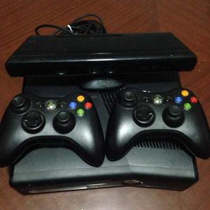 Xbox 360 Slim 250 Gb + 2 Controles + Juegos + Sin Chip