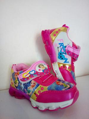 Zapatos Con Luces 3d Frozen Princesa Sofia Pony Hello Kitty
