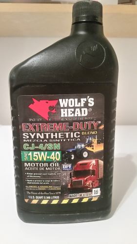 Aceite Wolf Head 15w-40 Semisintetico