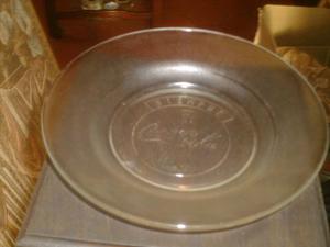 Antiguo Plato Hondo Vintage Con El Logo De Cocacola