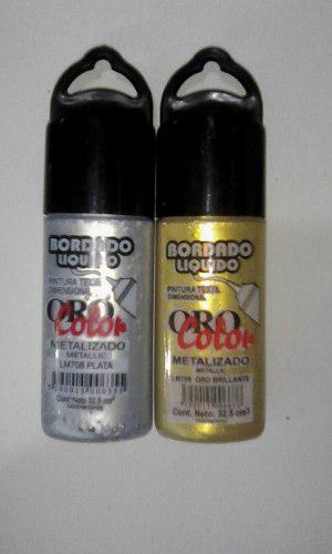 Bordado Líquido Orocolor (Oro Y Plata)