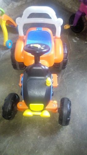 Carro-tractor De Bateria Para Niños