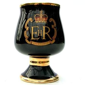 Copa Antigua Porcelana Queen Elizabeth Ii Silver Jubille