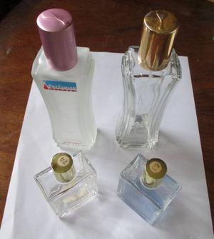 Frascos De Perfumes Vacíos 3 Originales Y 2 Factory