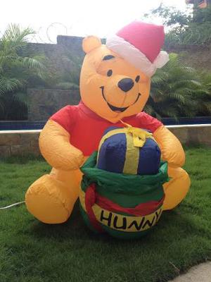 Inflable Navideño De Winnie Pooh