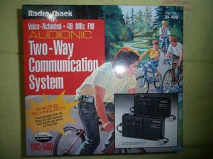 Radios Audionic Radioshack Two Way Comunication System