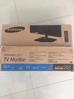Tv Monitor Samsung 22 Led Serie 