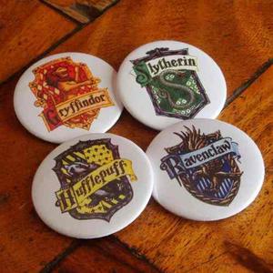 Colección De Chapas Harry Potter 55mm Hogwarts