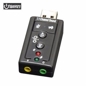 Tarjeta De Sonido Usb 7.1 3d Externo Adaptador Pc Laptop Mac