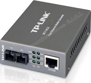 Convertidor Transceiver Mc110cs Tplink Medios Ethernet Fibra