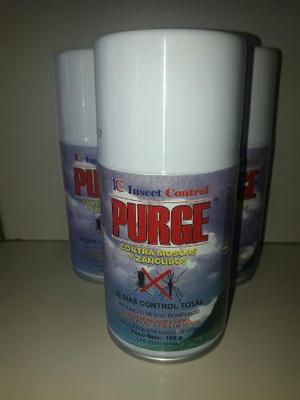 Insecticida Purge Spraymatic Contra Moscas Y Zancudos Unidad