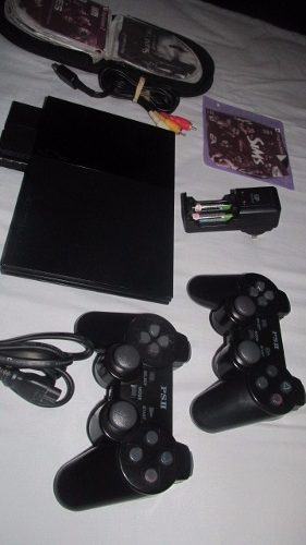 Play 2 Con Controles Inalambricos Chipiado.