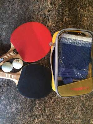 Raquetas De Ping-pong Kit Completó Con Malla