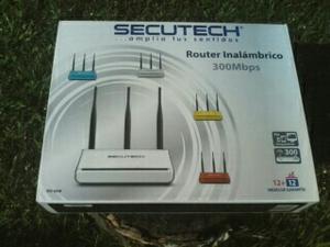 Secutech Router Tres Antenas 300mbps