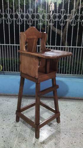 Silla Para Niños Para Comer De Madera !!!!