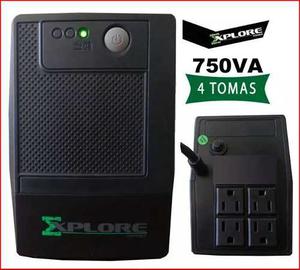 Ups Regulador De Voltaje Explore Power 750va 4 Tomas Backups