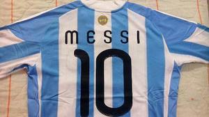 adidas Messi Original Camiseta Camisa Franela Argentina