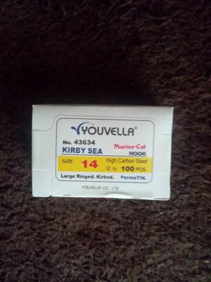 Anzuelo Para Pesca Marca Youvella 14 Cantidad 100 Hooks