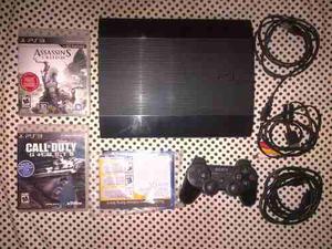 Playstation 3 Super Slim 500 Gb. Venta / Cambio Por Movil