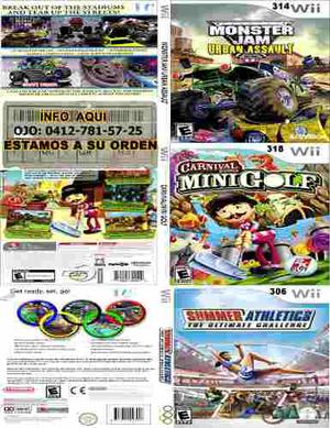 20 Juegos Para Nintendo Wii Combo #3