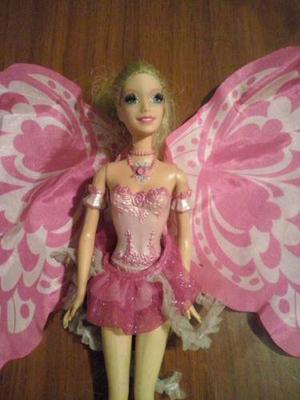 Barbie Mariposa Sirena Alas Y Cola Removible Original Mattel
