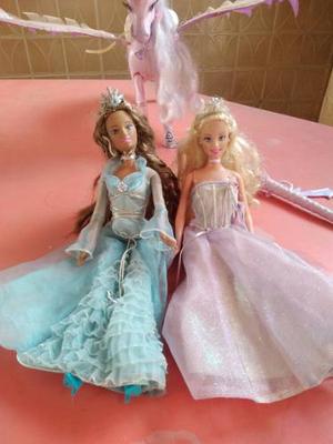 Barbie Y La Princesa Pegaso. Muñecas Y Pegaso