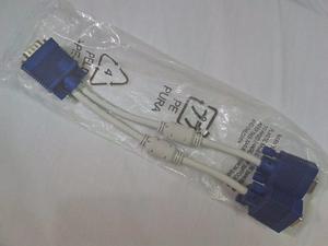 Cable Splitter Vga Multiplicador 1 Macho A 2 Hembra Como New