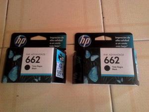 Cartuchos Hp 662 Negro Originales