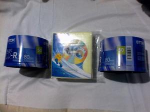 Cd Virgen Marca Tdk 700 Mb Con Funda