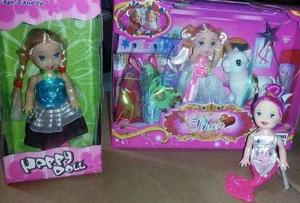 Combo 3 Mini Muñecas Mini Barbie + Obsequio. Unico Disponib