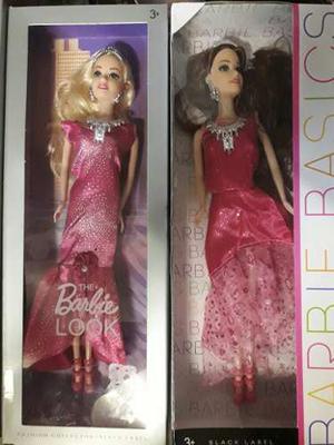 Hermosas Muñecas Barbie Basics Y Look Vestido Largo 30 Cm