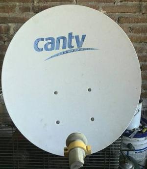 Kit Antena Cantv Satelital Decodificador Y Control Remoto