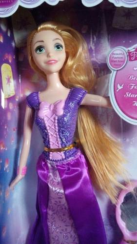 Muñeca Barbie Princesas Disney Rapunzel La Sirenita La
