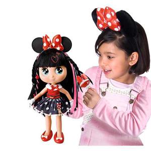 Muñeca I Love Minnie Peinados Jueguete Original Disney