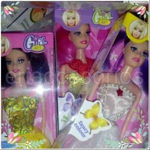 Muñecas Tipo Barbie Con Pestañas Sobresalientes. Juguete