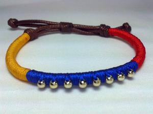 Pulsera De Venezuela De Moda Bisuteria Fina Tricolor