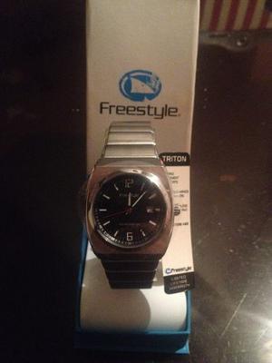 Reloj Freestyle Triton Plata Nuevo
