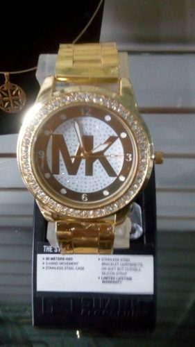 Reloj Mk Dorado