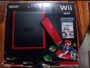 Vendo Mini Wii +2 Controles Y El Juego De Mario Cars