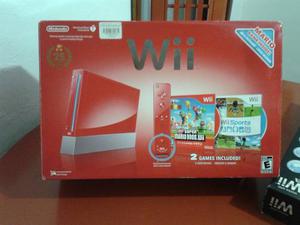 Wii Rojo Edición Especial Maeio Bro Chipeado Completo