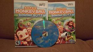 ¡click! Original! Super Monkey Ball Banana Blitz Niños Wii