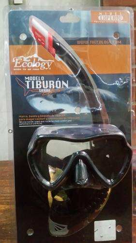 Máscara De Buceo Ecology Mod Tiburon Nivel Experto