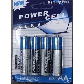 Pilas Doble Aa Power Cell Alkaline Baterias