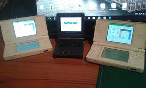 2 Nintendo Ds Y 1 Game Boy Advance + Juegos