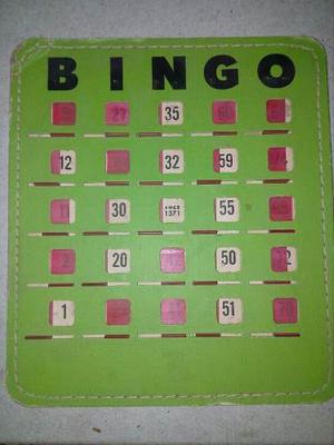 Cartones De Bingo