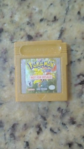 Juego De Gameboy Advance Pokemon Gold Not For Resale Raro