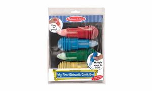 My First Sidewalk Chalk Set Melissa Doug